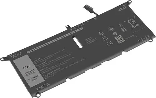 Dell DXGH8 Original Laptop Battery, 52Wh, 7.6V, 4-Cell Li-ion, 6500mAh