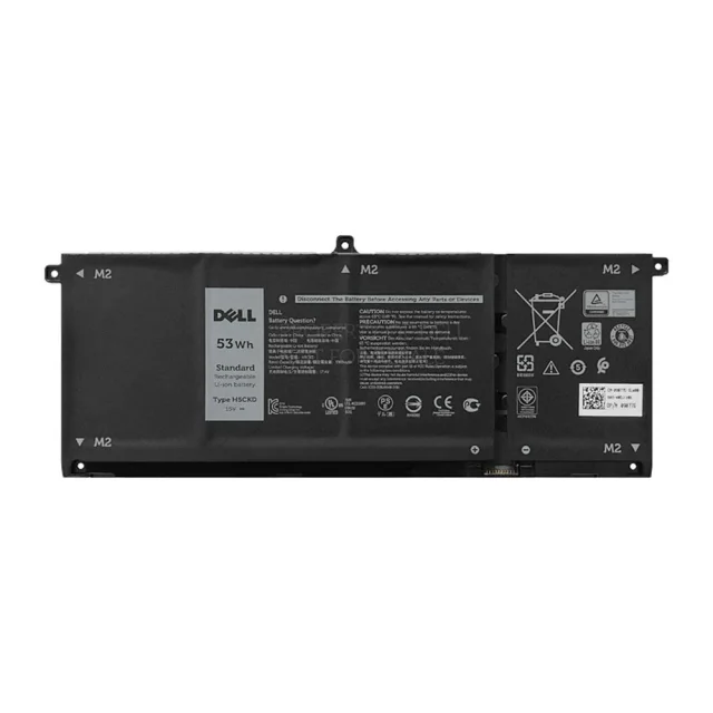 Dell H5CKD Original Laptop Battery, 53Wh, 15V, 3360mAh, 4-Cell Li-ion