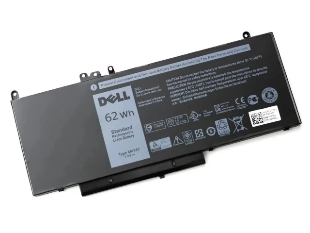 Dell 6MT4T Original Laptop Battery, 62Wh, 7.6V, 4-Cell Li-ion, for Latitude E5270 E5470 E5570 & Precision 3510