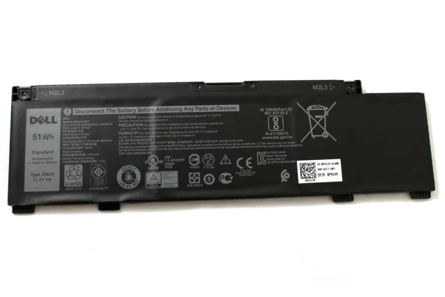 For Dell 266J9 — 6 Months Warranty, use this revised listing: SEO-Rich Title Dell 266J9 Original Laptop Battery, 51Wh, 11.4V, 4254mAh, 3-Cell Li-ion
