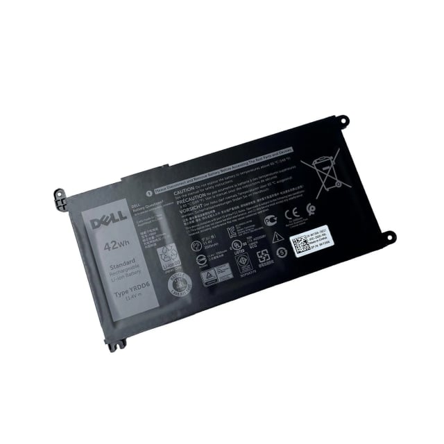 Dell YRDD6 Original Laptop Battery, 42Wh, 11.4V, 3500mAh, 3-Cell Li-ion