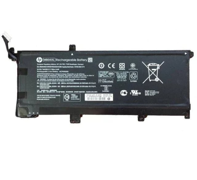 HP MB04XL Laptop Battery, 55.67Wh, 15.4V, 3615mAh, 4-Cell Li-ion Polymer