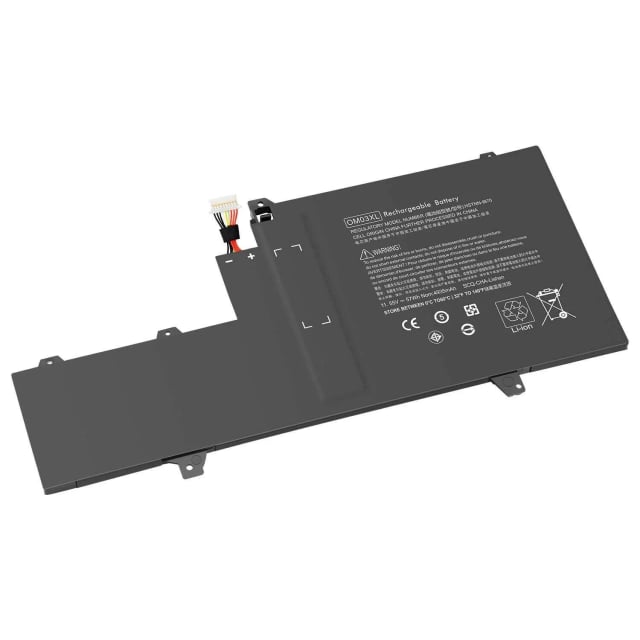 HP OM03XL Laptop Battery, 57.9Wh, 11.55V, 5015mAh, 3-Cell Li-ion Polymer