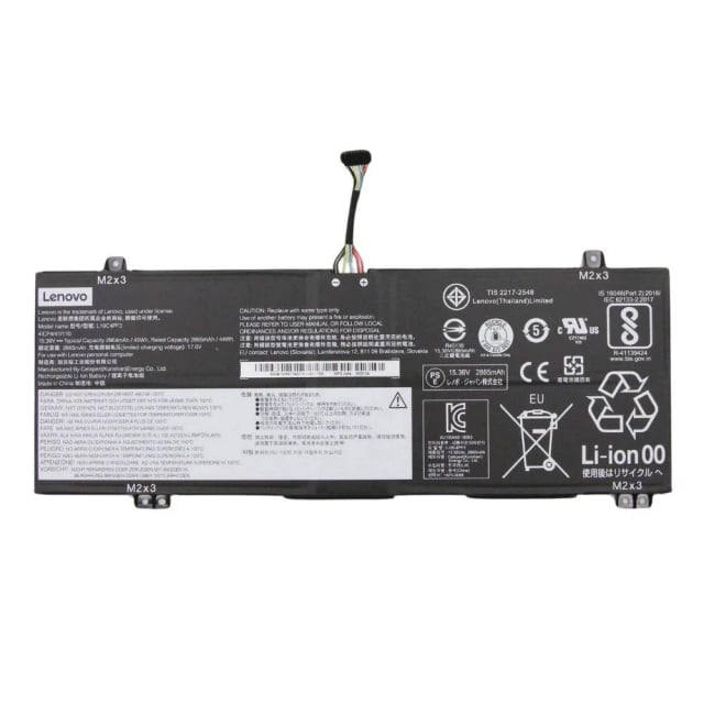 Lenovo L18C4PF3 Laptop Battery, 45Wh, 15.36V, 2928mAh, 4-Cell Li-Polymer