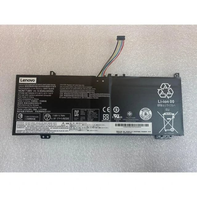 Lenovo L17C4PB0 Laptop Battery, 45Wh, 7.68V, 5850mAh, 4-Cell Li-Polymer