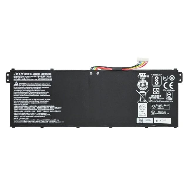 Acer AC14B8K Laptop Battery, 48Wh, 15.2V, 3220mAh, 4-Cell Li-Polymer