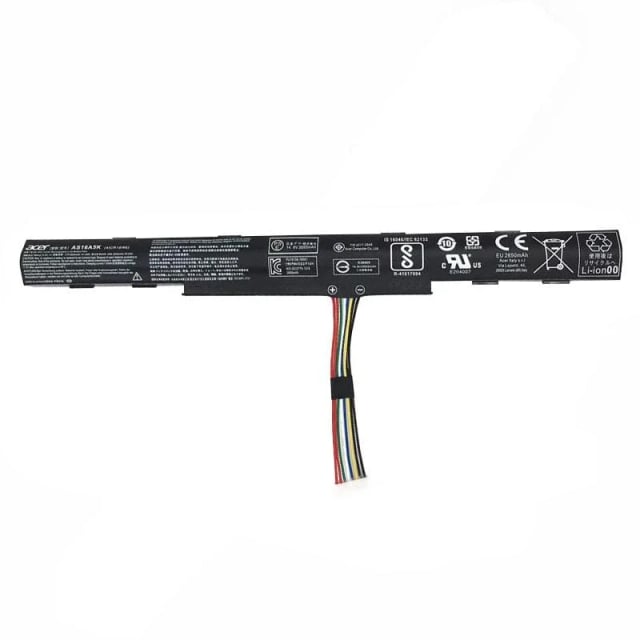 Acer AS16A5K Laptop Battery, 41.4Wh, 14.8V, 2800mAh, 4-Cell Li-Ion