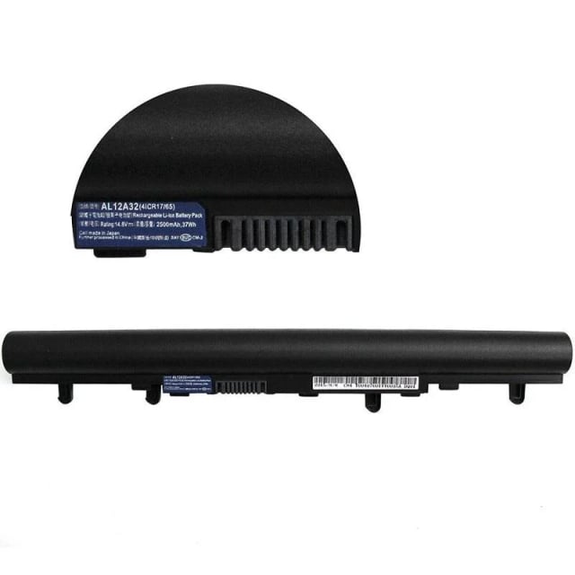 Acer Aspire V5 AL12A32 Laptop Battery, 14.8V, 2200mAh, 4-Cell Li-Ion, for Aspire V5-431 V5-471 V5-531 V5-551 V5-571 & E1 Series