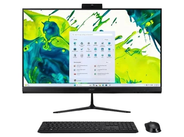 Acer Aspire C24-2G All-in-One PC, Intel Core 5 120U, 10 Cores, 12 Threads, Up to 5.0GHz