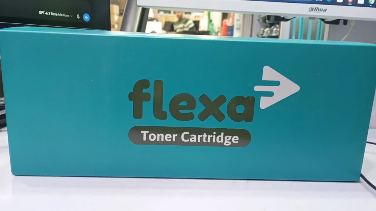 FLEXA T108 Black Laser Toner Cartridge, 1,600 Pages Yield, Compatible with Deli M1120W, M1120, P1120W & P1120 Printers, Monochrome Printing