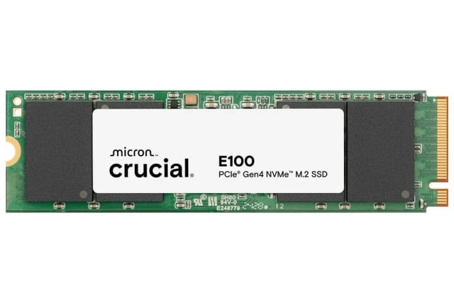 Crucial E100 1TB Gen 4 Internal SSD, PCIe Gen4 x4, NVMe 1.4, M.2 2280, 5000MB/s Read