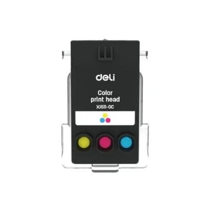 DELI XJ511-0C Color Inkjet Printer Print Head, Self-Cleaning, D511W & D516W Compatible, Color Printing, Replacement Printhead