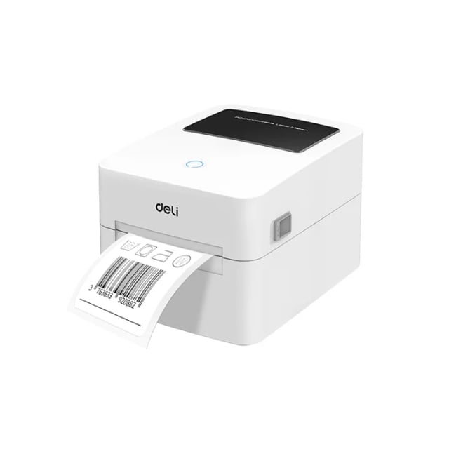 DELI E750W 4-Inch Wireless Thermal Label Printer, 203 DPI, 150mm/s, 108mm Print Width, USB