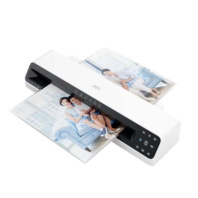 DELI ET104 A3 Laminator, 50–175 Micron Pouches, Hot & Cold Lamination, 300mm/min, 330mm Entry Width